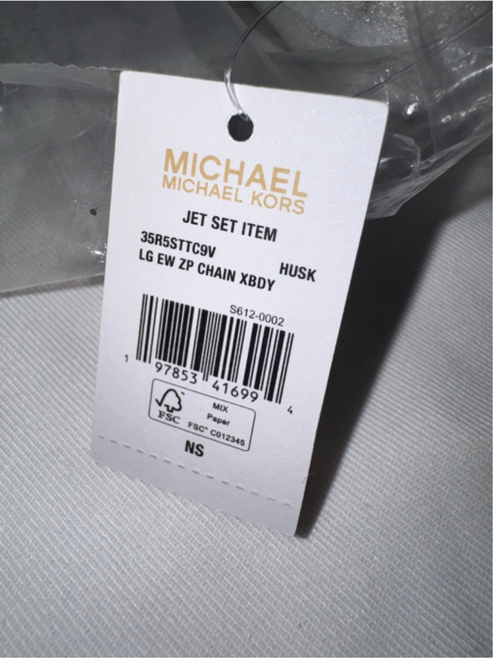 Michael Kors Jet Set Large Ombré Logo Crossbody Chain Bag NWT - Picture 13 of 14